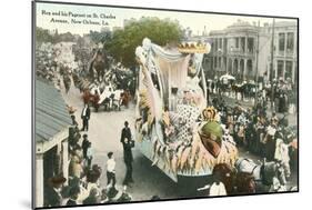 Mardi Gras Parade Float, Rex-null-Mounted Art Print