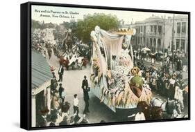 Mardi Gras Parade Float, Rex-null-Framed Stretched Canvas