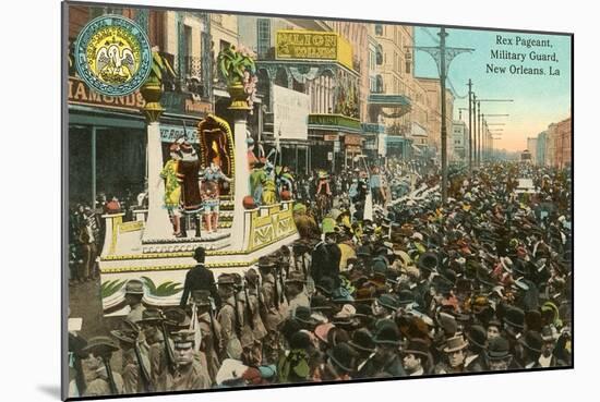 Mardi Gras Parade, New Orleans, Louisiana-null-Mounted Art Print
