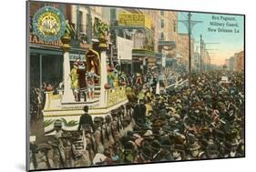 Mardi Gras Parade, New Orleans, Louisiana-null-Mounted Art Print
