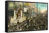 Mardi Gras Parade, New Orleans, Louisiana-null-Framed Stretched Canvas