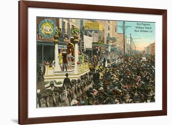 Mardi Gras Parade, New Orleans, Louisiana-null-Framed Premium Giclee Print