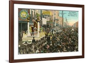 Mardi Gras Parade, New Orleans, Louisiana-null-Framed Premium Giclee Print