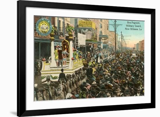 Mardi Gras Parade, New Orleans, Louisiana-null-Framed Premium Giclee Print