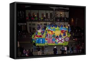 Mardi Gras Political Float, Mobile, Alabama-Carol Highsmith-Framed Stretched Canvas