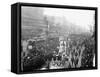 Mardi Gras Procession on Canal St., New Orleans-null-Framed Stretched Canvas