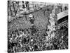 Mardi Gras Revelers Gather at Canal Street-null-Stretched Canvas