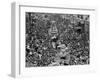 Mardi Gras Revelers Gather at St. Charles Street-null-Framed Premium Photographic Print