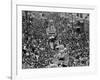 Mardi Gras Revelers Gather at St. Charles Street-null-Framed Photographic Print