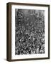 Mardi Gras Revelers Gather at St. Charles Street-null-Framed Photographic Print