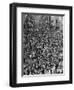 Mardi Gras Revelers Gather at St. Charles Street-null-Framed Photographic Print