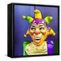 Mardi Gras World Joker, New Orleans, Louisiana, USA-Joe Restuccia III-Framed Stretched Canvas