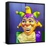 Mardi Gras World Joker, New Orleans, Louisiana, USA-Joe Restuccia III-Framed Stretched Canvas