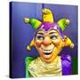 Mardi Gras World Joker, New Orleans, Louisiana, USA-Joe Restuccia III-Stretched Canvas