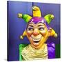 Mardi Gras World Joker, New Orleans, Louisiana, USA-Joe Restuccia III-Stretched Canvas