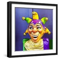 Mardi Gras World Joker, New Orleans, Louisiana, USA-Joe Restuccia III-Framed Photographic Print