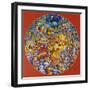 Mardis Gras Dogs-Bill Bell-Framed Giclee Print