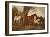 Mare and Foals-George Stubbs-Framed Giclee Print