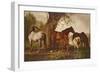 Mare and Foals-George Stubbs-Framed Giclee Print
