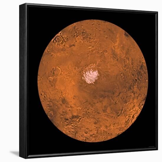 Mare Australe Region of Mars-Stocktrek Images-Framed Photographic Print