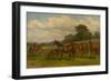 Mares and Foals, 1892-W.H. Hopkins-Framed Giclee Print