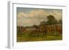 Mares and Foals, 1892-W.H. Hopkins-Framed Giclee Print