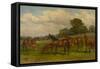 Mares and Foals, 1892-W.H. Hopkins-Framed Stretched Canvas