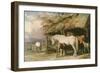 Mares and Foals, 19th Century-William Barraud-Framed Giclee Print