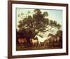 Mares and Foals-George Stubbs-Framed Premium Giclee Print