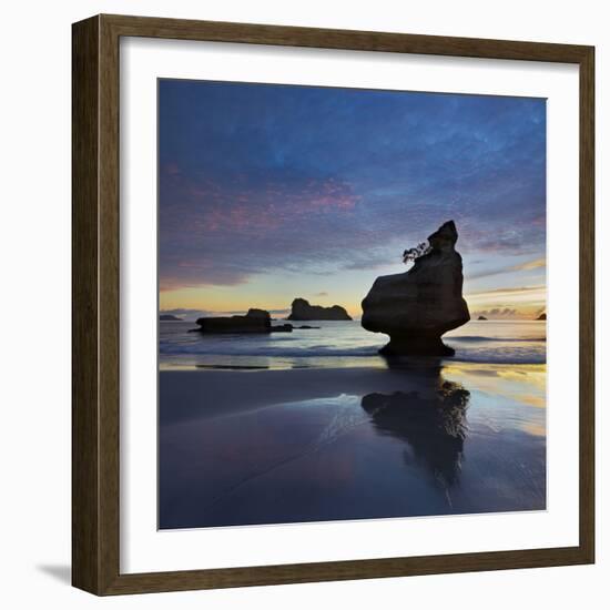 Mares Leg Cove, Coromadel Peninsula, Waikato, North Island, New Zealand-Rainer Mirau-Framed Photographic Print