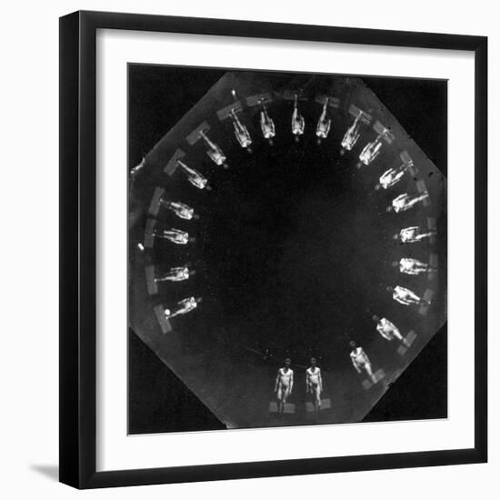 Marey Wheel Photographs, 1884-Science Source-Framed Giclee Print