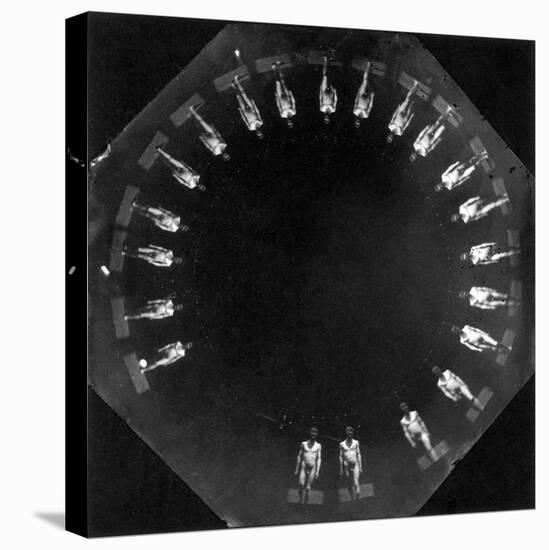 Marey Wheel Photographs, 1884-Science Source-Stretched Canvas