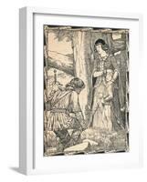Margaret and the Robber, 1902-Patten Wilson-Framed Giclee Print