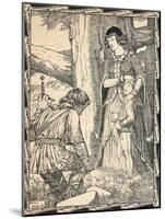 Margaret and the Robber, 1902-Patten Wilson-Mounted Giclee Print