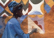 Woman in West Africa-Margaret Courtney-Clarke-Mounted Art Print