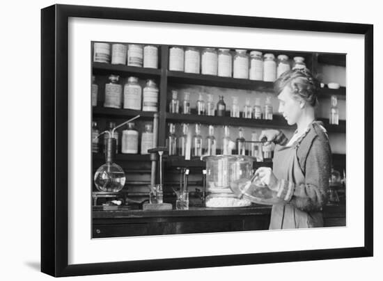 Margaret D. Foster, the Only Woman Chemist on the Pay of the Us Government-null-Framed Art Print