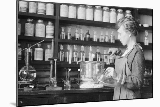 Margaret D. Foster, the Only Woman Chemist on the Pay of the Us Government-null-Mounted Art Print