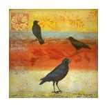 Crow Crossroads-Margaret Donharl-Stretched Canvas
