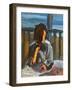 Margaret Drinking Coffee No9, 2004-Daniel Clarke-Framed Giclee Print