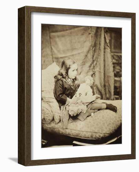 Margaret Frances Langton Clarke, September 1864-Lewis Carroll-Framed Photographic Print