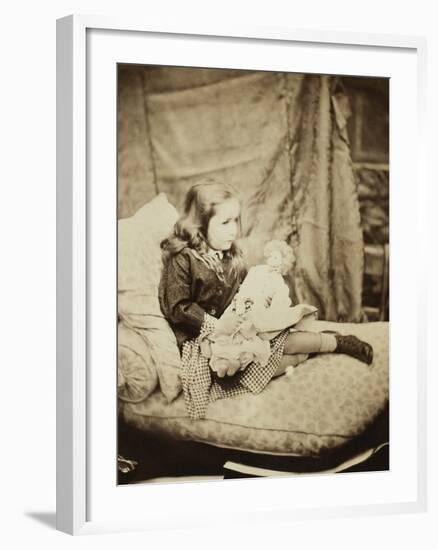 Margaret Frances Langton Clarke, September 1864-Lewis Carroll-Framed Photographic Print