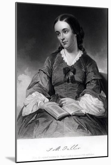 Margaret Fuller (1810-50) Pub. by Johnson, Wilson & Co., 1872-Alonzo Chappel-Mounted Giclee Print