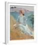 Margaret Gretchen Strong, c.1909-Frank Weston Benson-Framed Giclee Print