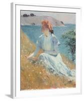 Margaret Gretchen Strong, c.1909-Frank Weston Benson-Framed Giclee Print