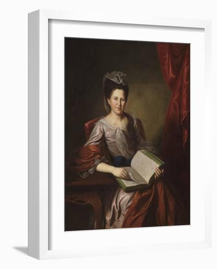 Margaret Hodge, Mrs. John B. Bayard, 1780 (Oil on Canvas)-Charles Willson Peale-Framed Giclee Print