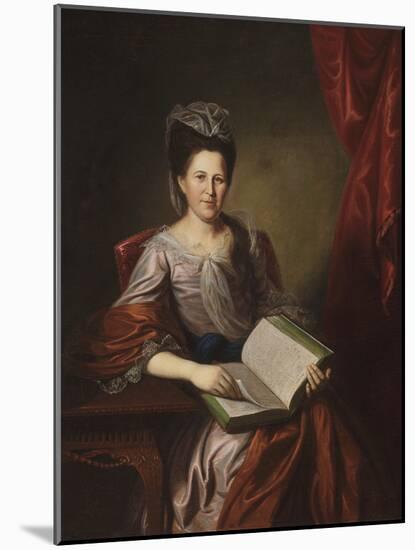 Margaret Hodge, Mrs. John B. Bayard, 1780 (Oil on Canvas)-Charles Willson Peale-Mounted Giclee Print