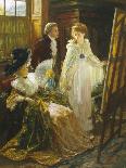 Illustration for John and Joan, a Coorious Story-Margaret Isabel Dicksee-Framed Giclee Print