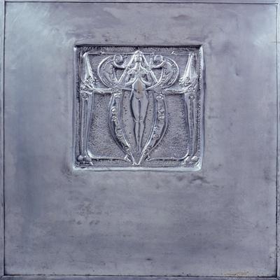 Decorative Panel of Beaten Metal, 1898-99