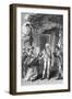 Margaret Nicholson Attempts to Assassinate the King-null-Framed Art Print