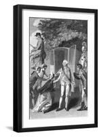 Margaret Nicholson Attempts to Assassinate the King-null-Framed Art Print